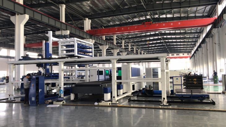Laser Cutting Machine With Auto Storage System