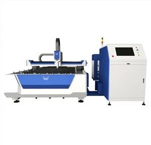 Metal Fiber Laser Skurðarvél CNC Af Single Platform Dual Drive